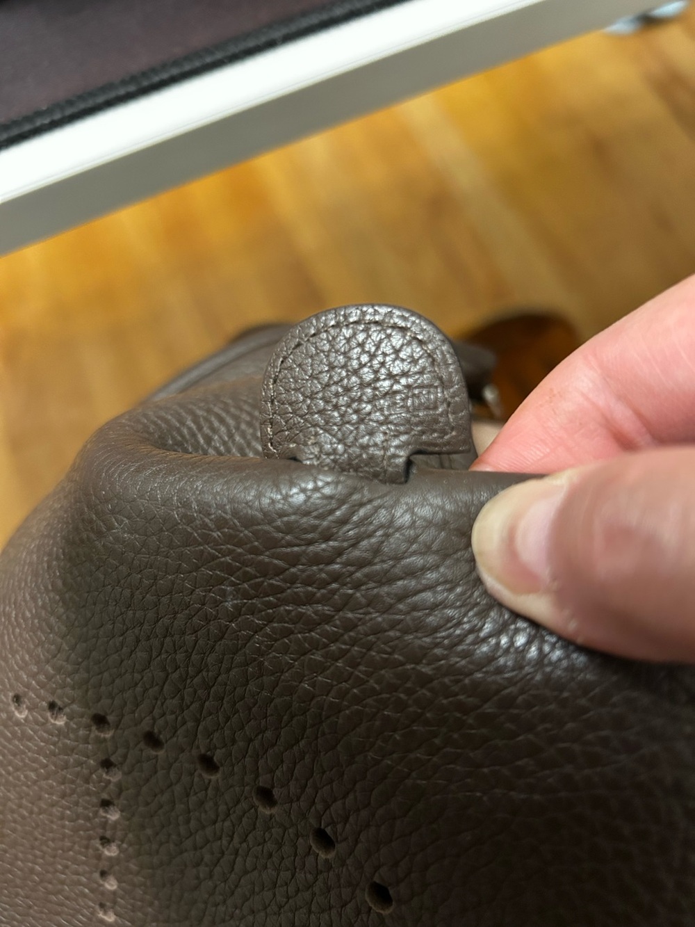 100% HERMES Evelyne III 29 PM in Ebene chocolate brown - Picture 5 of 5
